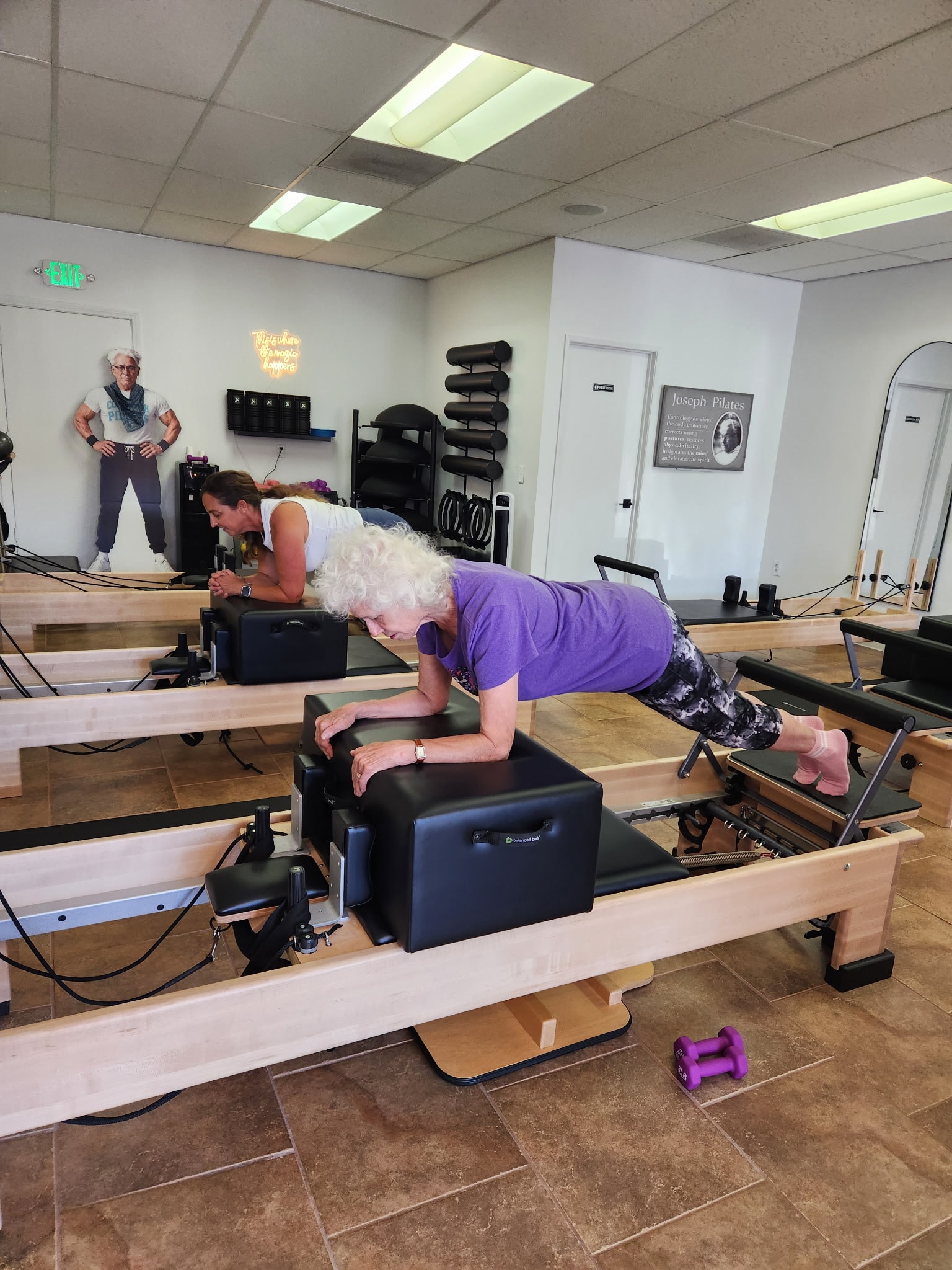Senior Pilates 30 class at Core Path Pilates