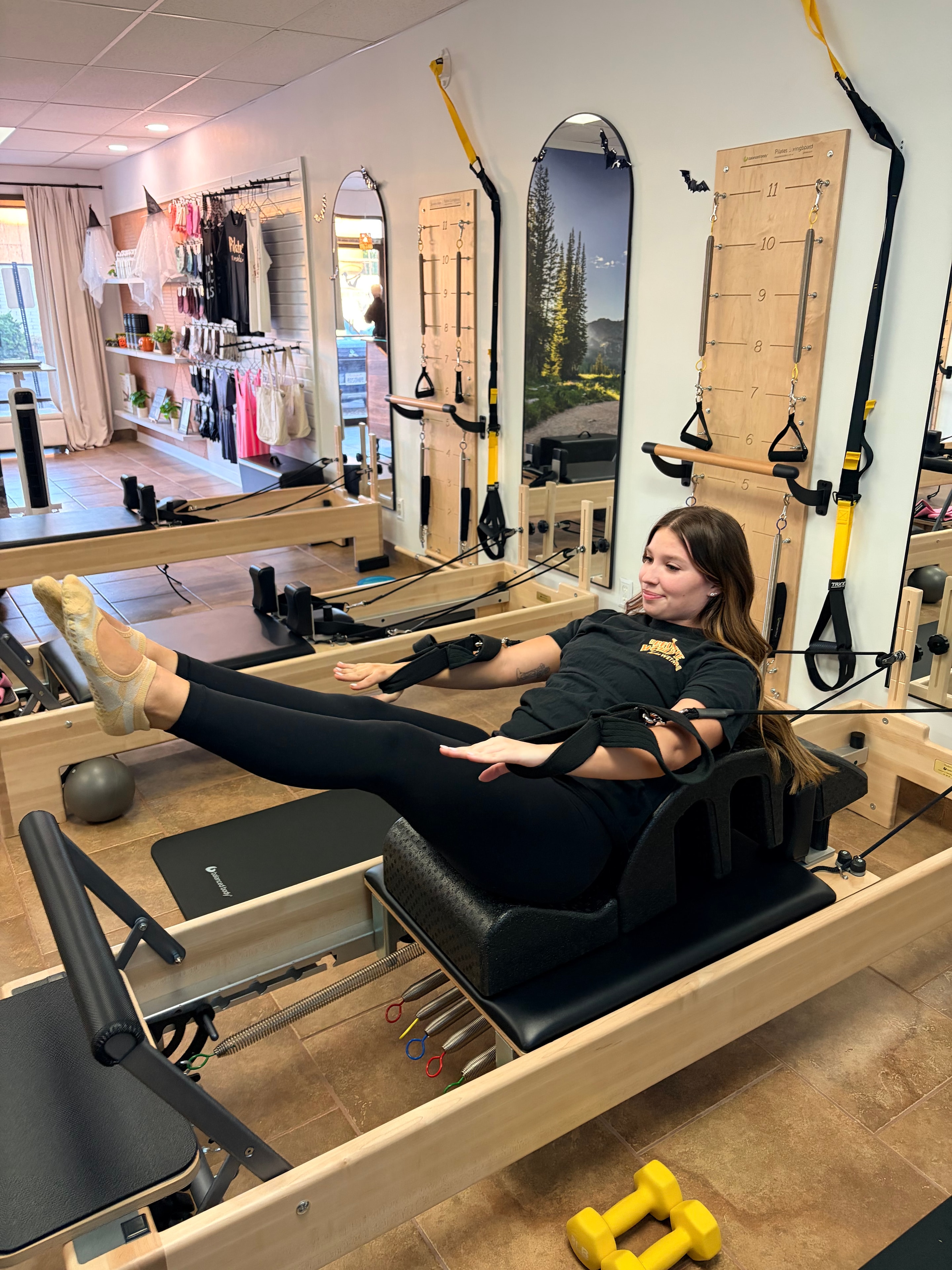 Core 1 Pilates reformer class